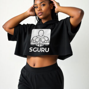Fierce Crop Hoodie Tee